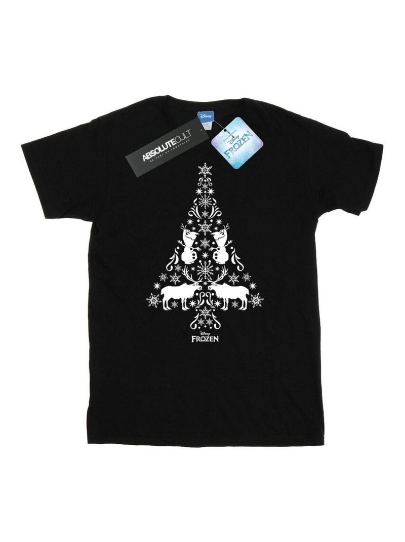 Disney - T-shirt FROZEN Noir - Kiabi