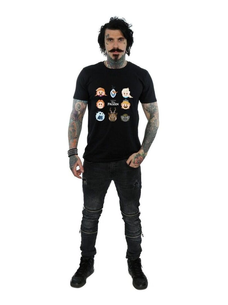 Disney - T-shirt FROZEN Noir - Kiabi