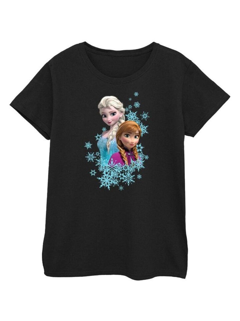 Disney - T-shirt FROZEN Noir - Kiabi