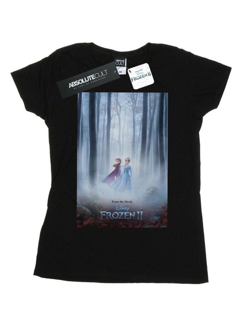 Disney - T-shirt FROZEN Noir - Kiabi