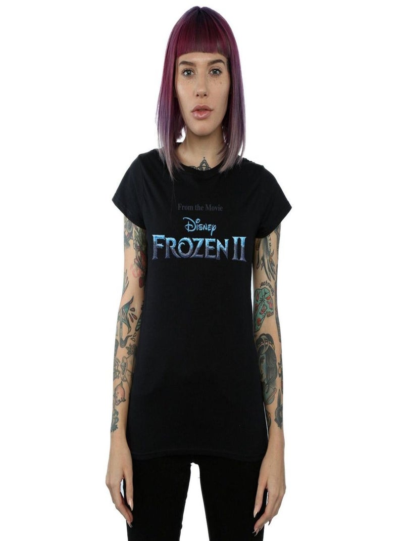 Disney - T-shirt FROZEN Noir - Kiabi