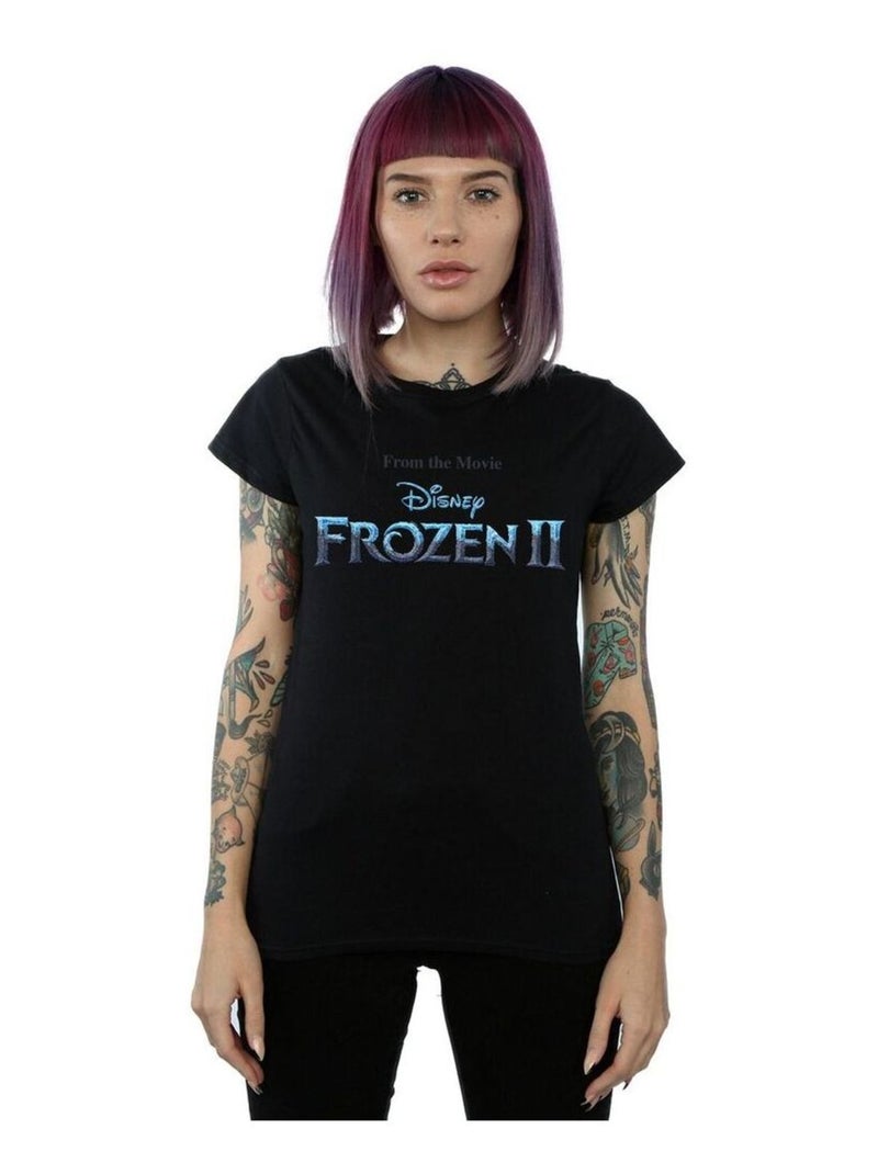 Disney - T-shirt FROZEN Noir - Kiabi