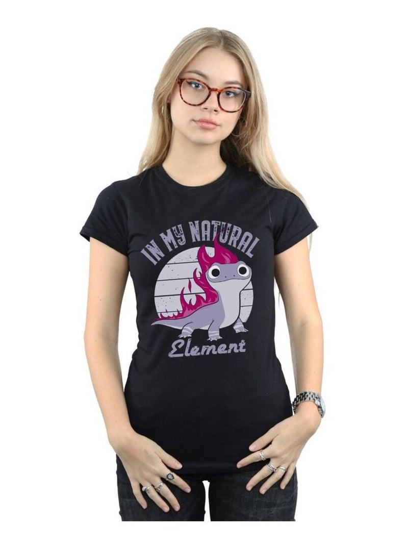 Disney - T-shirt FROZEN Noir - Kiabi