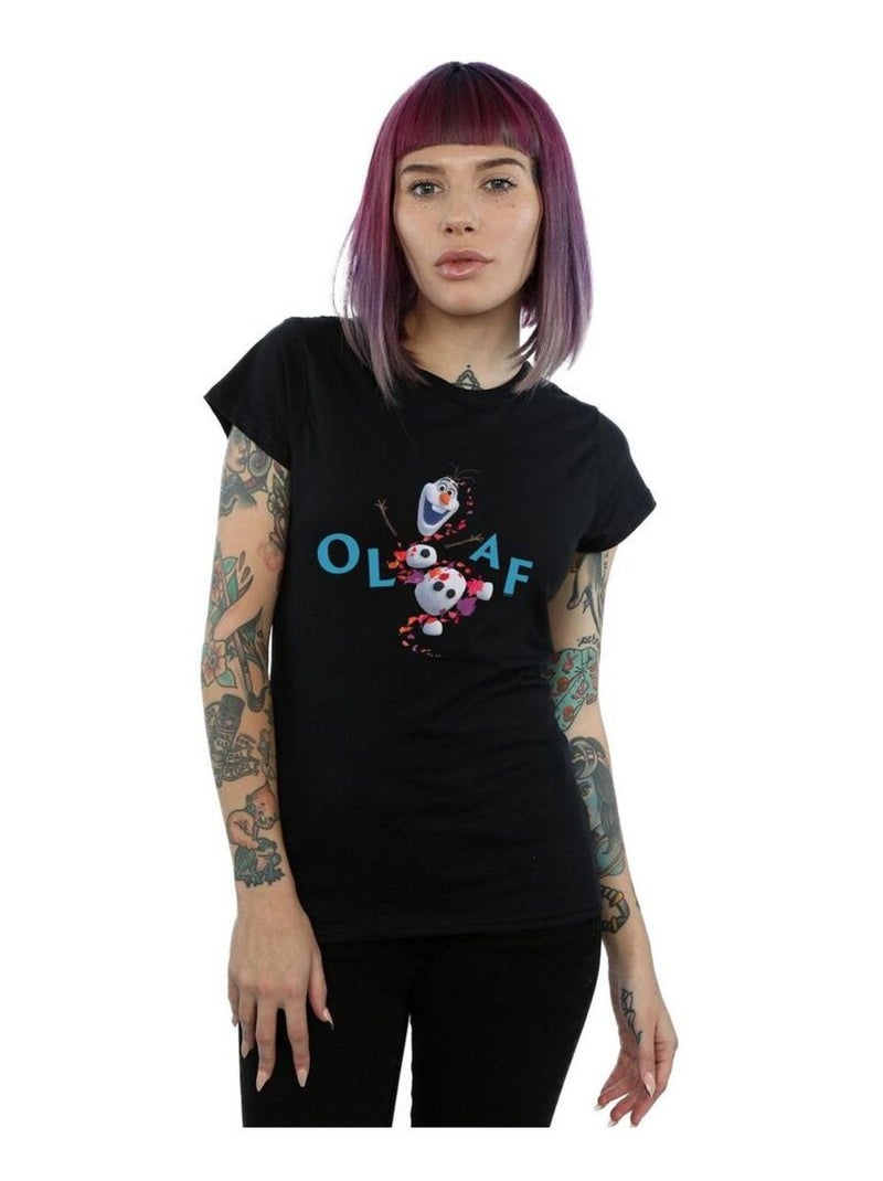 Disney - T-shirt FROZEN Noir - Kiabi