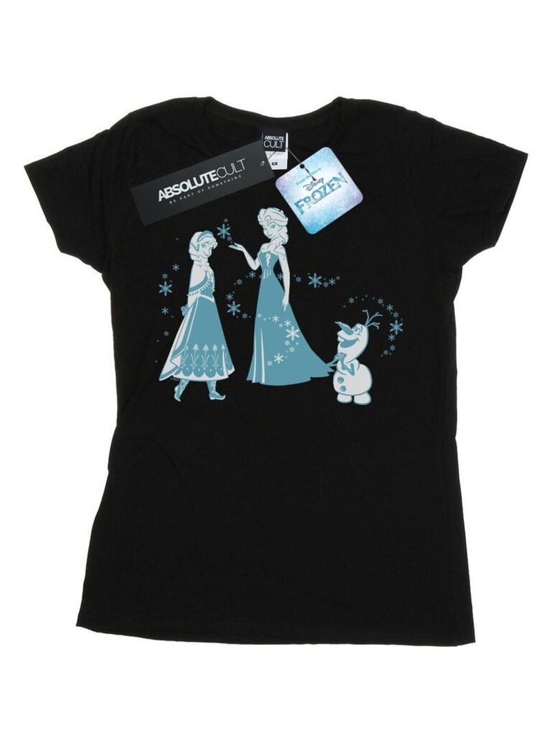 Disney - T-shirt FROZEN Noir - Kiabi