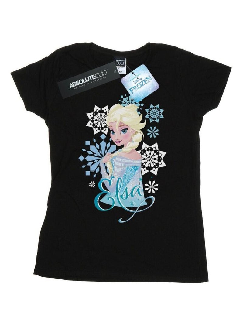 Disney - T-shirt FROZEN Noir - Kiabi
