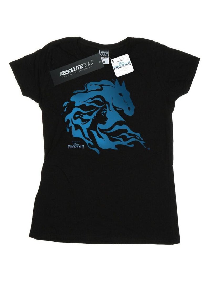 Disney - T-shirt FROZEN Noir - Kiabi