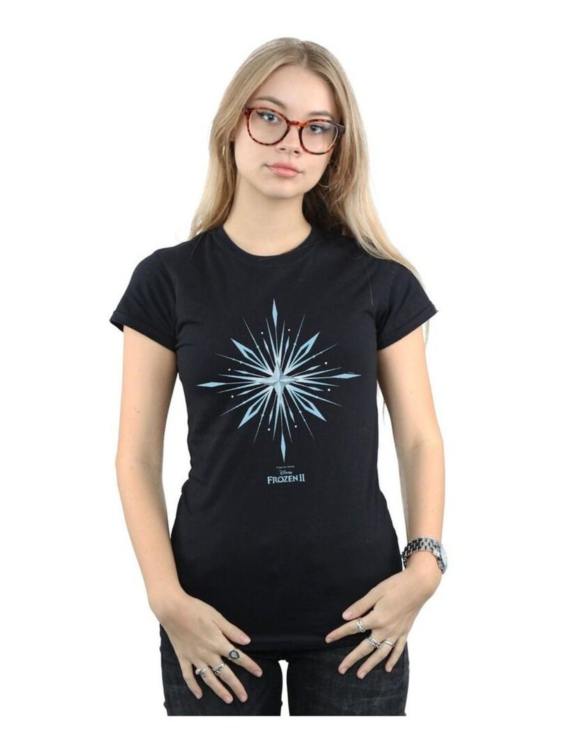 Disney - T-shirt FROZEN Noir - Kiabi