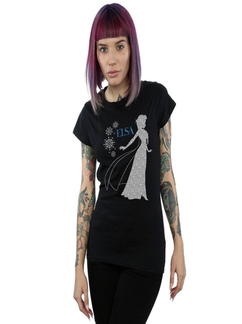 Disney - T-shirt FROZEN Noir - Kiabi