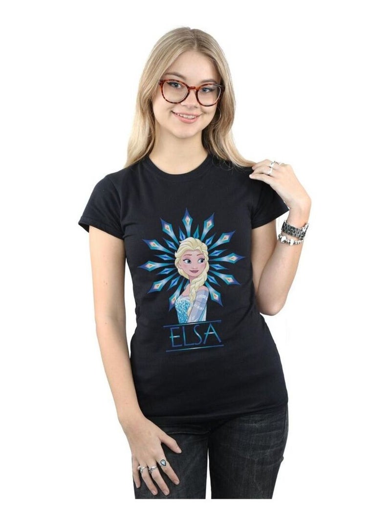 Disney - T-shirt FROZEN Noir - Kiabi