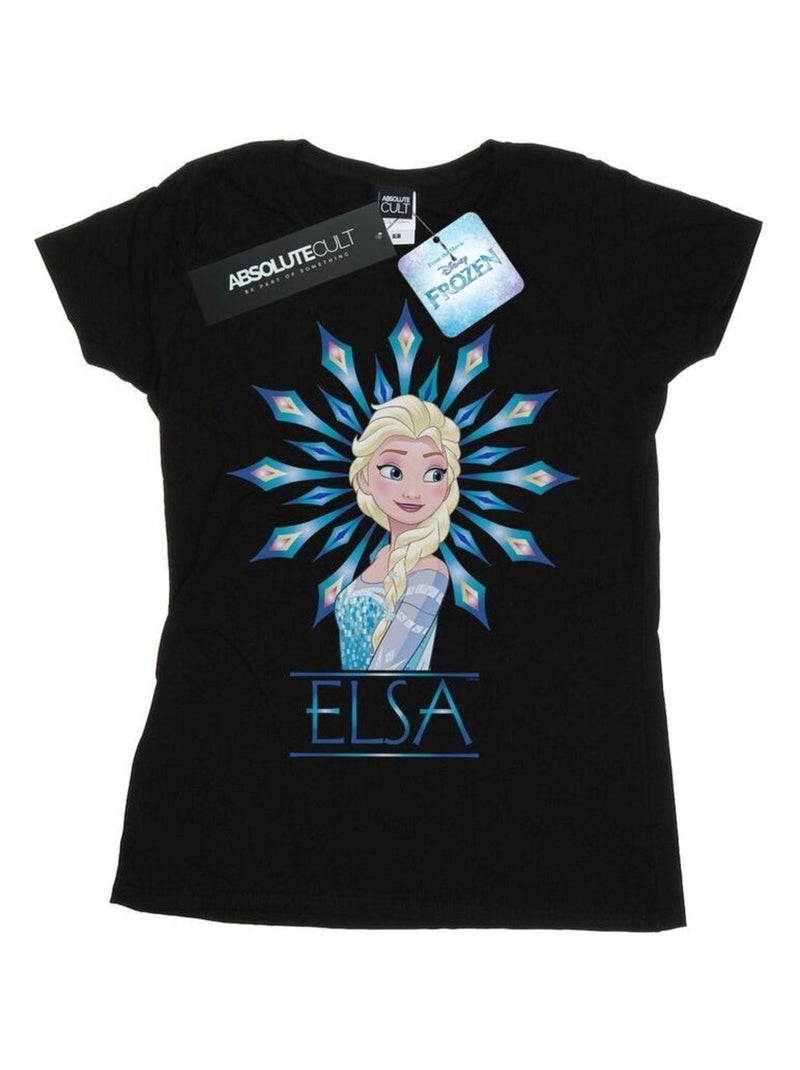Disney - T-shirt FROZEN Noir - Kiabi