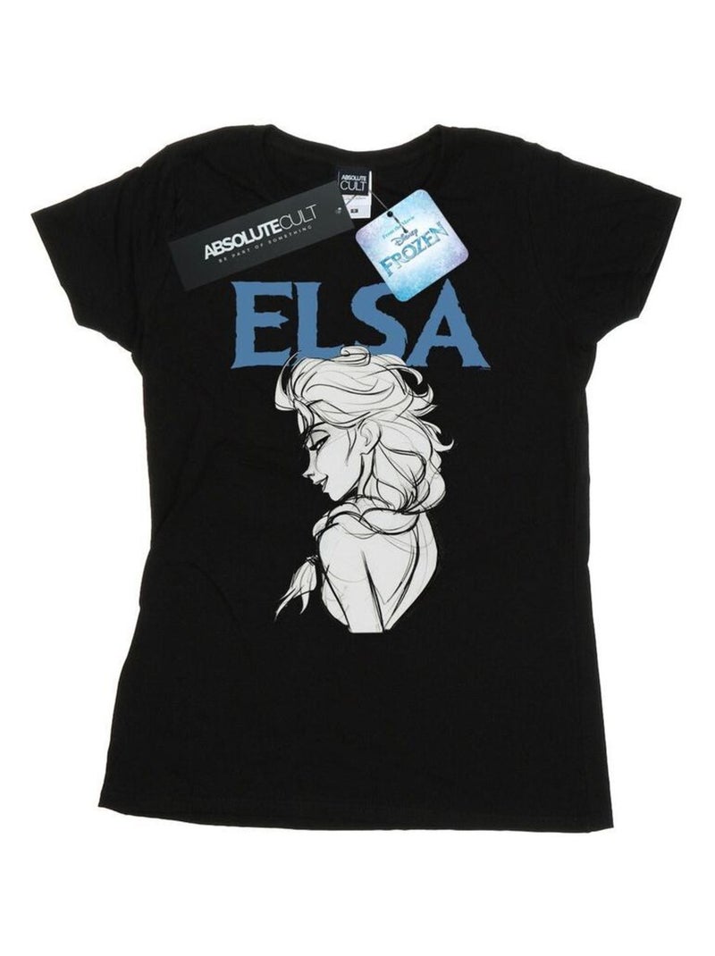 Disney - T-shirt FROZEN Noir - Kiabi