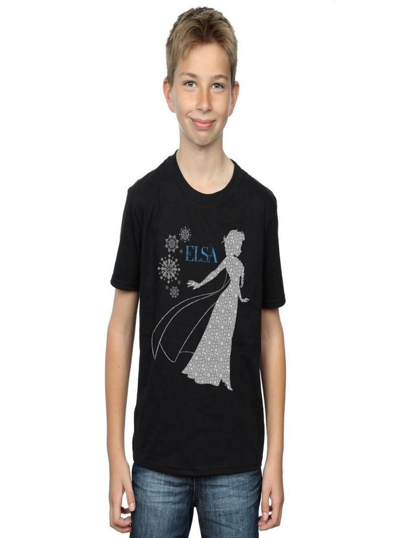 Disney - T-shirt FROZEN Noir - Kiabi