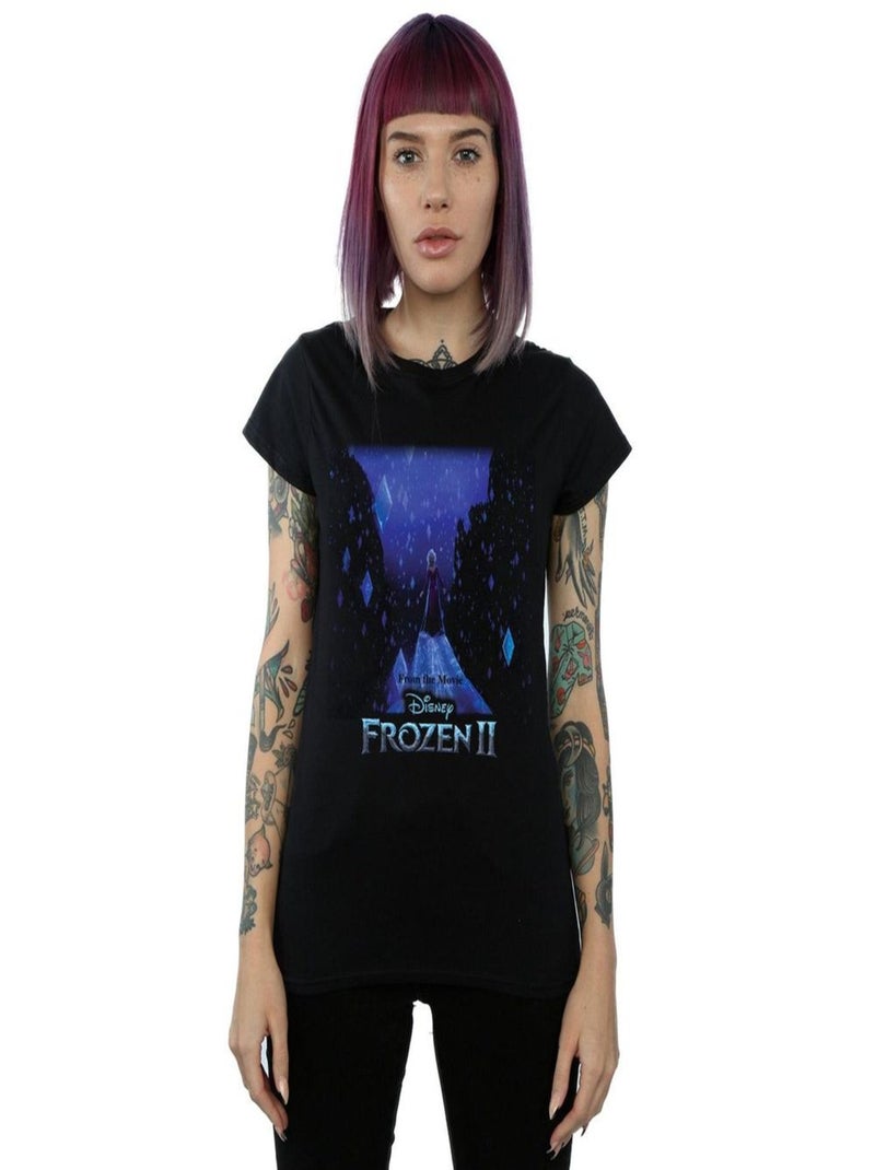 Disney - T-shirt FROZEN Noir - Kiabi