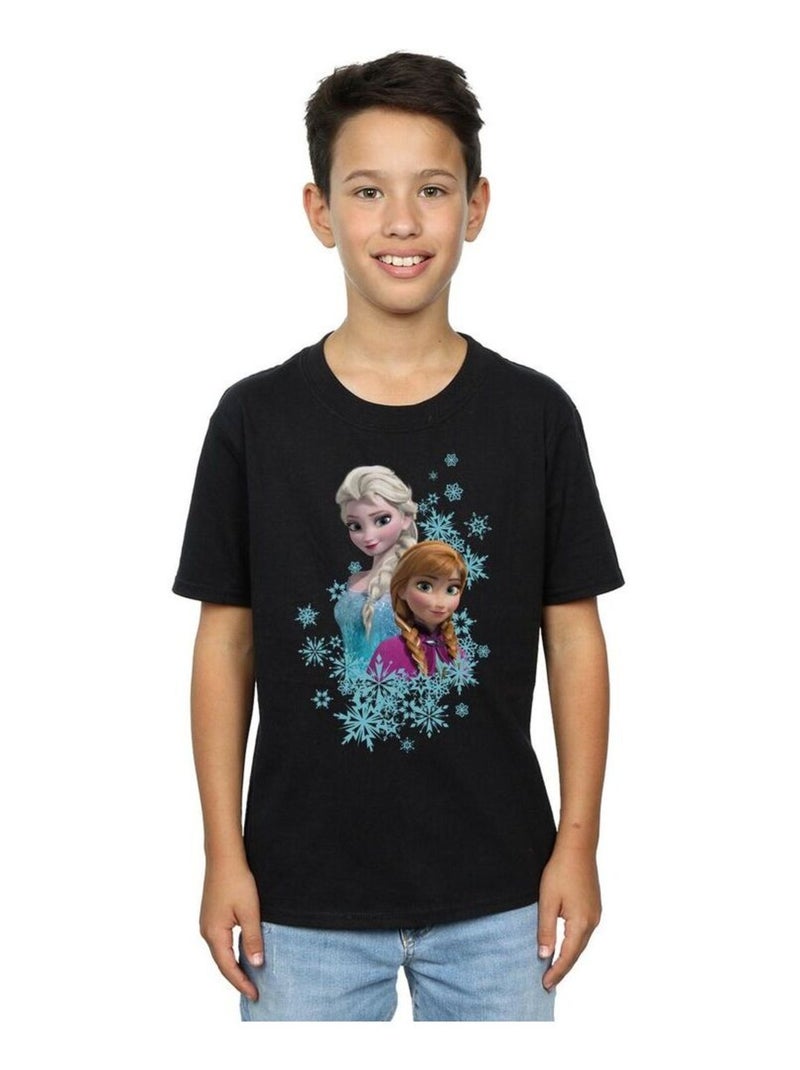 Disney - T-shirt FROZEN Noir - Kiabi