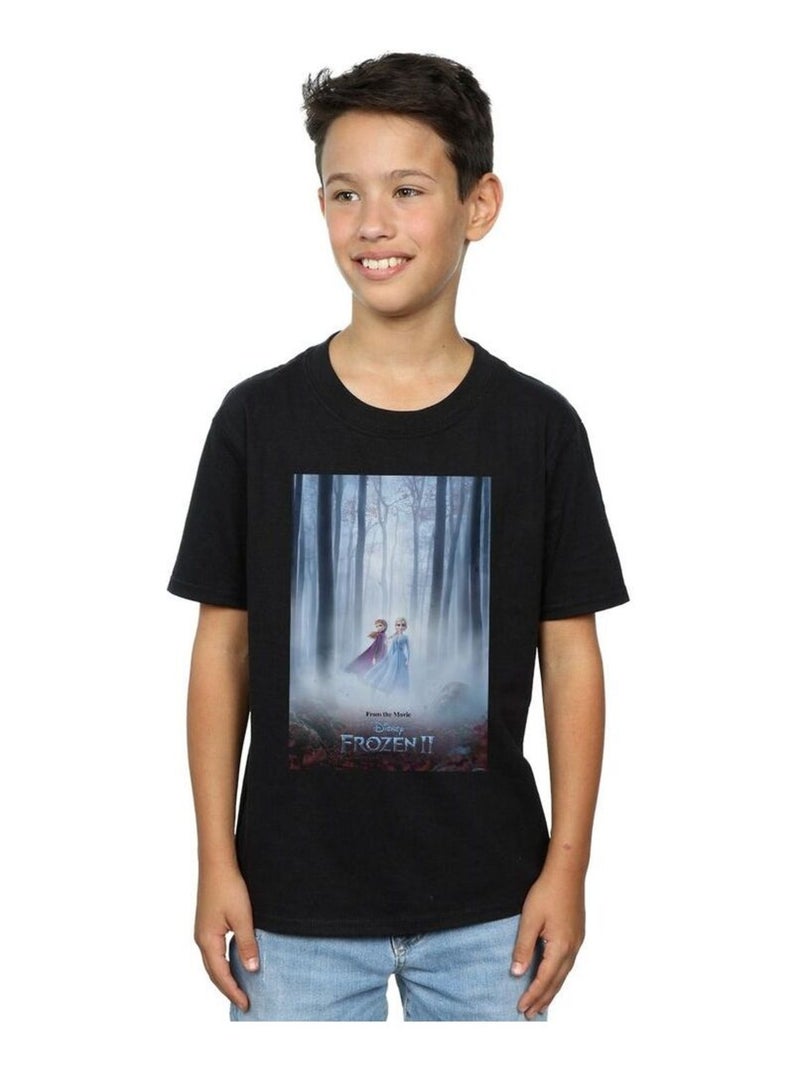 Disney - T-shirt FROZEN Noir - Kiabi