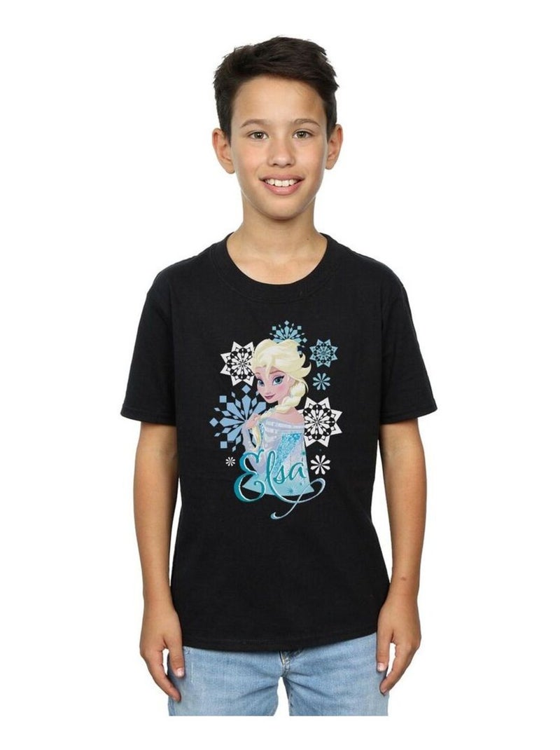 Disney - T-shirt FROZEN Noir - Kiabi