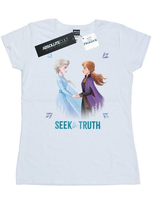 Disney - T-shirt FROZEN SEEK THE TRUTH - Kiabi Disney - T-shirt FROZEN SEEK THE TRUTH - Kiabi