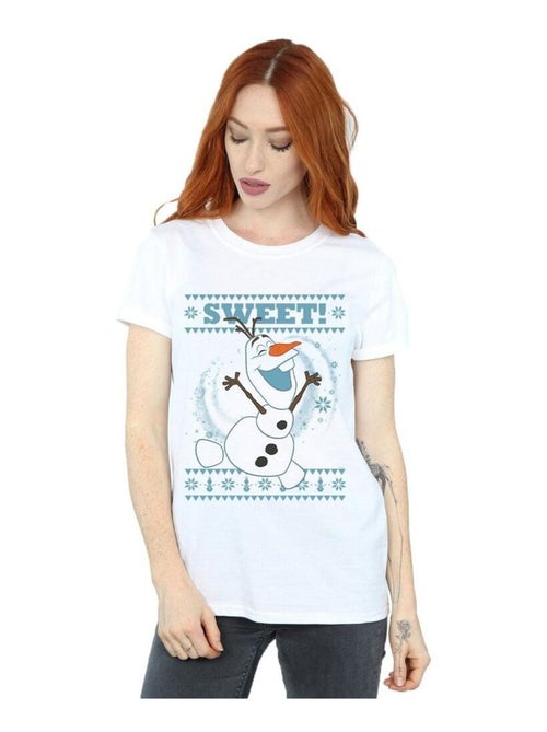 Disney - T-shirt FROZEN SWEET CHRISTMAS - Kiabi Disney - T-shirt FROZEN SWEET CHRISTMAS - Kiabi