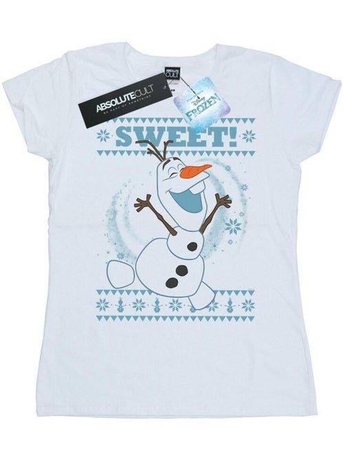 Disney - T-shirt FROZEN SWEET CHRISTMAS - Kiabi