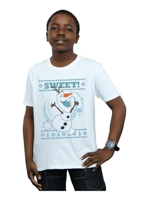 Disney - T-shirt FROZEN SWEET CHRISTMAS - Kiabi
