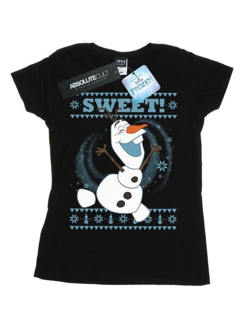 Disney - T-shirt FROZEN SWEET CHRISTMAS - Kiabi Disney - T-shirt FROZEN SWEET CHRISTMAS - Kiabi