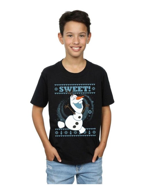 Disney - T-shirt FROZEN SWEET CHRISTMAS - Kiabi