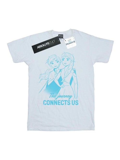 Disney - T-shirt FROZEN THE JOURNEY CONNECTS US - Kiabi Disney - T-shirt FROZEN THE JOURNEY CONNECTS US - Kiabi