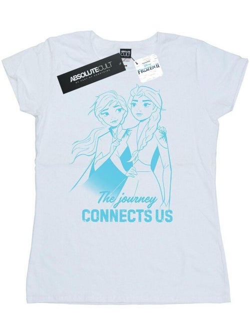 Disney - T-shirt FROZEN THE JOURNEY CONNECTS US - Kiabi Disney - T-shirt FROZEN THE JOURNEY CONNECTS US - Kiabi