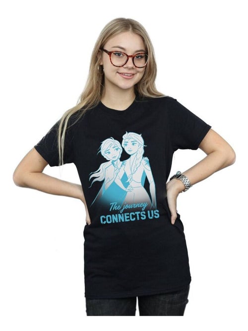 Disney - T-shirt FROZEN THE JOURNEY CONNECTS US - Kiabi Disney - T-shirt FROZEN THE JOURNEY CONNECTS US - Kiabi