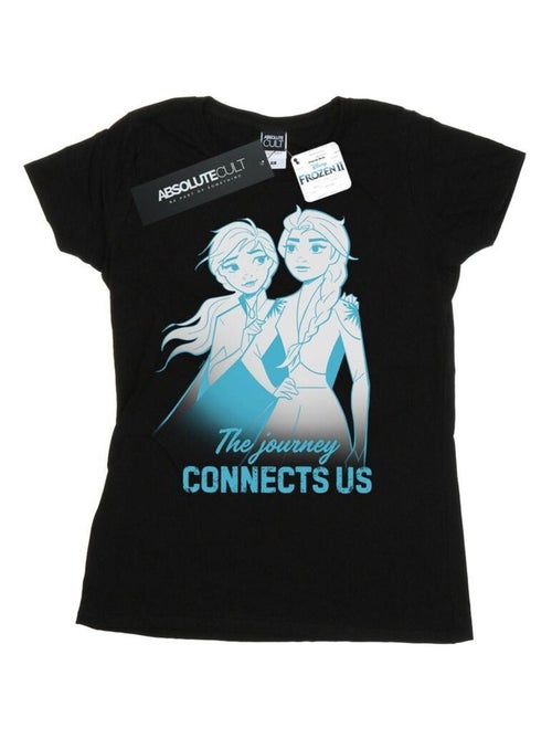 Disney - T-shirt FROZEN THE JOURNEY CONNECTS US - Kiabi Disney - T-shirt FROZEN THE JOURNEY CONNECTS US - Kiabi