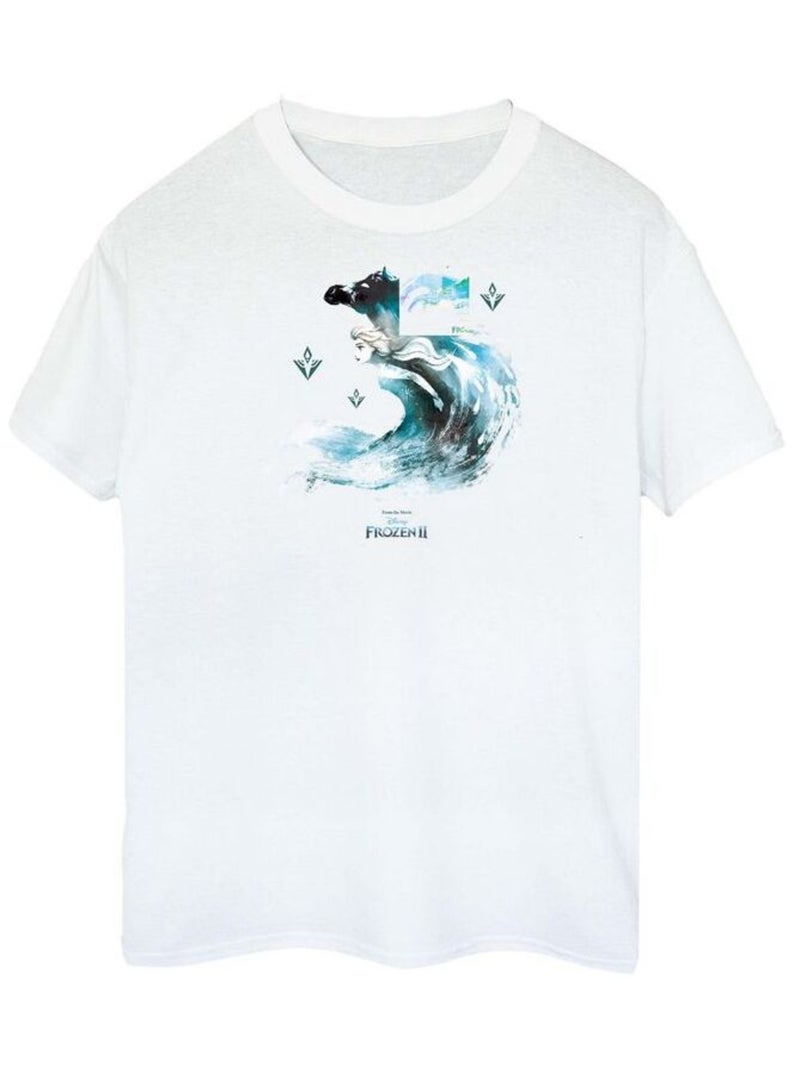 Disney - T-shirt FROZEN THE WATER SPIRIT Blanc - Kiabi