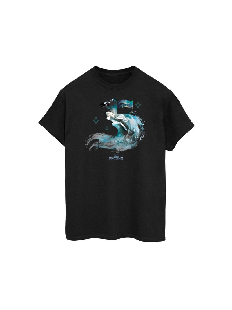 Disney - T-shirt FROZEN THE WATER SPIRIT Noir - Kiabi