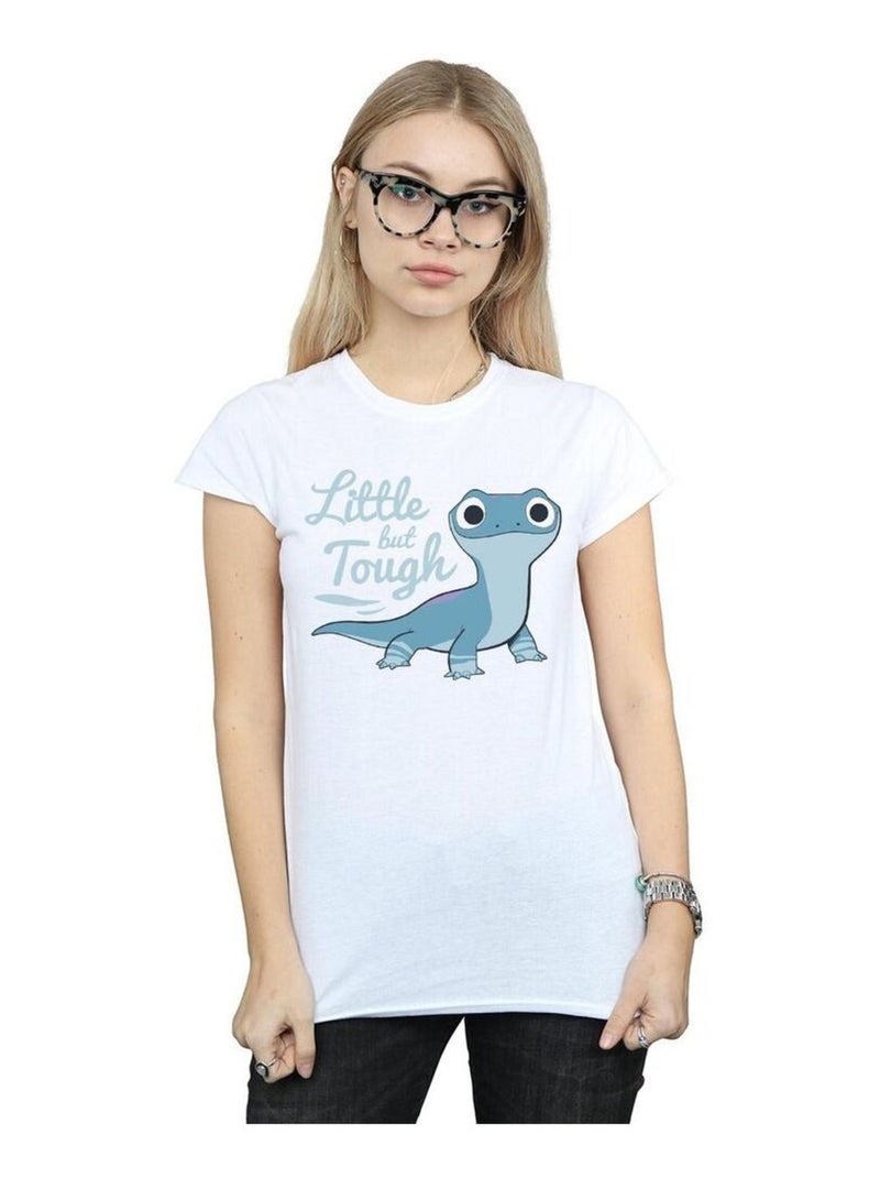 Disney - T-shirt FROZEN TOUGH Blanc - Kiabi