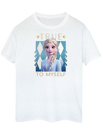 Disney - T-shirt La Reine des Neiges TRUE TO MYSELF