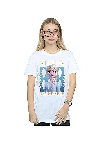 Disney - T-shirt La Reine des Neiges TRUE TO MYSELF