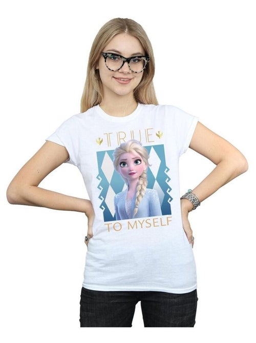 Disney - T-shirt FROZEN TRUE TO MYSELF - Kiabi