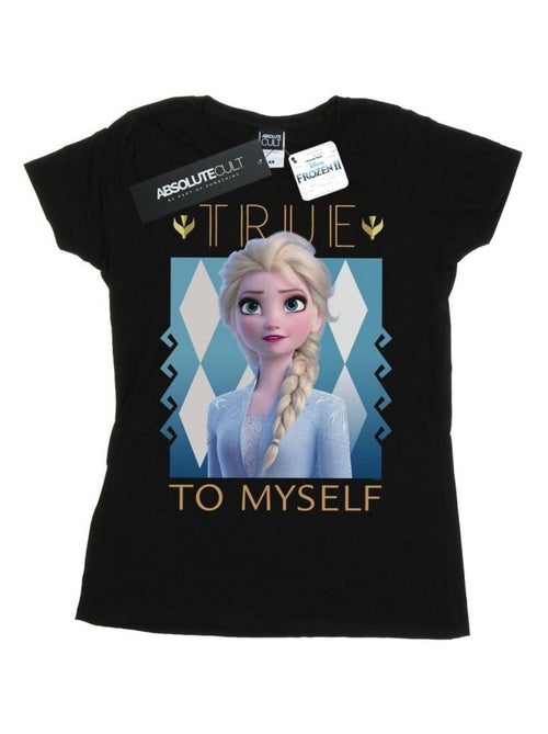 Disney - T-shirt FROZEN TRUE TO MYSELF - Kiabi Disney - T-shirt FROZEN TRUE TO MYSELF - Kiabi