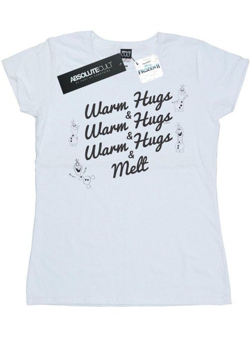 Disney - T-shirt FROZEN WARM HUGS AND MELT - Kiabi Disney - T-shirt FROZEN WARM HUGS AND MELT - Kiabi