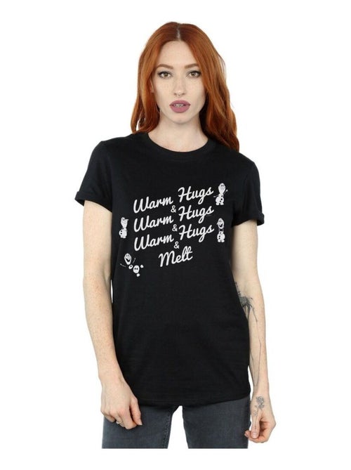 Disney - T-shirt FROZEN WARM HUGS AND MELT - Kiabi Disney - T-shirt FROZEN WARM HUGS AND MELT - Kiabi