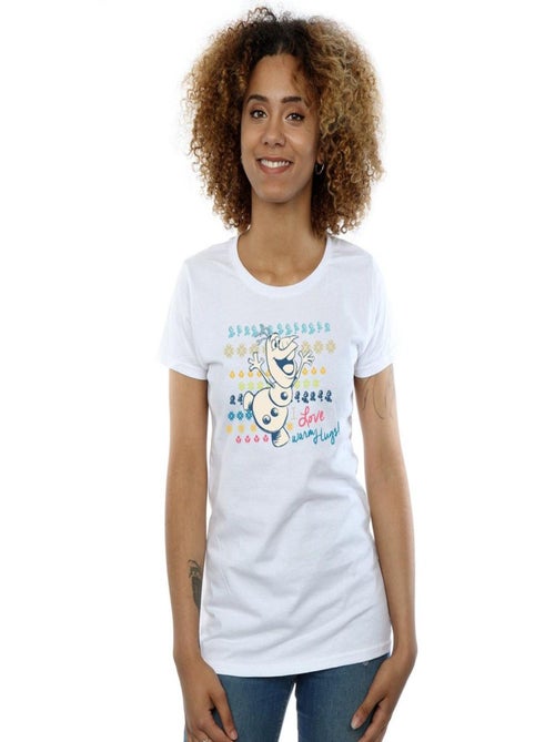 Disney - T-shirt FROZEN WARM HUGS - Kiabi