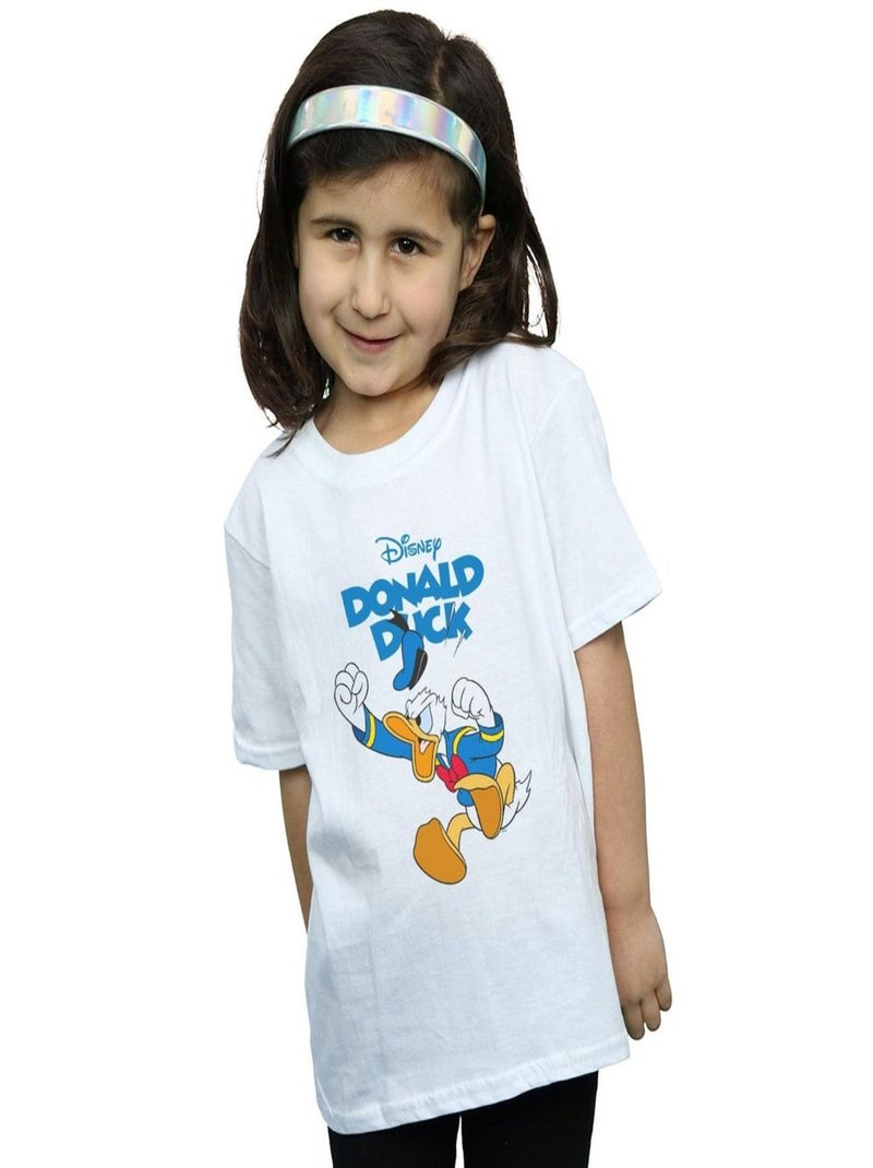 Disney - T-shirt FURIOUS DONALD Blanc - Kiabi