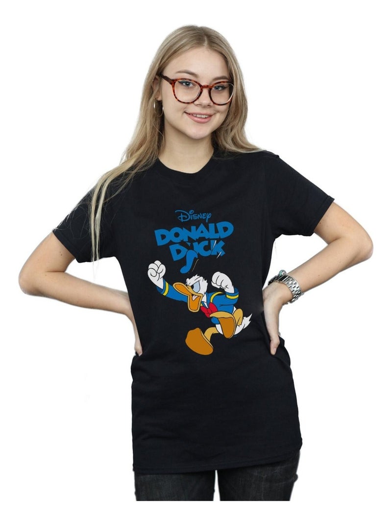 Disney - T-shirt FURIOUS DONALD Noir - Kiabi