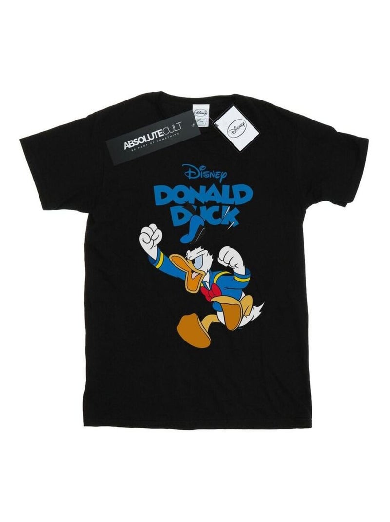 Disney - T-shirt FURIOUS DONALD Noir - Kiabi