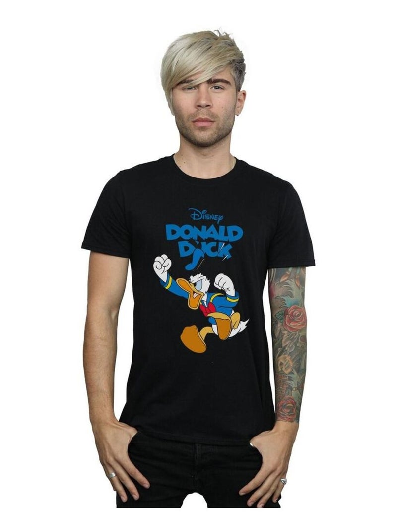Disney - T-shirt FURIOUS DONALD Noir - Kiabi