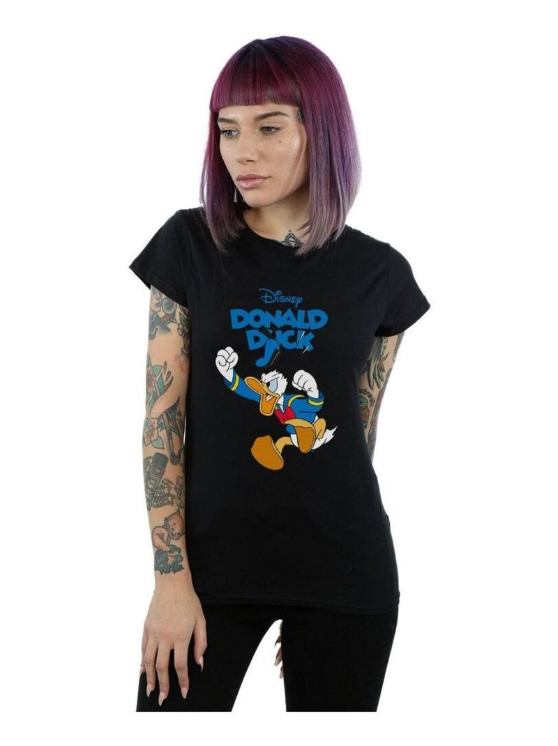 Disney - T-shirt FURIOUS DONALD Noir - Kiabi