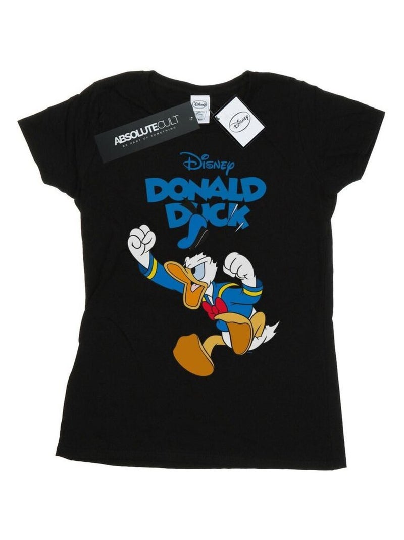 Disney - T-shirt FURIOUS DONALD Noir - Kiabi