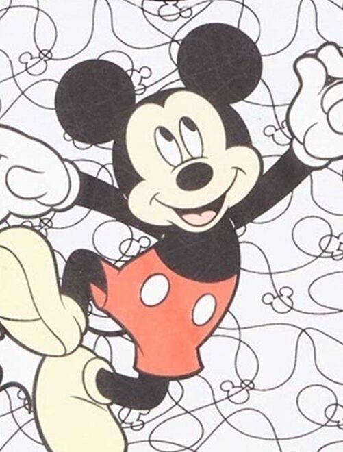 Disney - T-shirt garçon imprimé Mickey en coton - Kiabi
