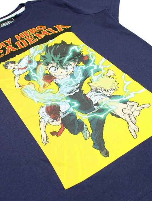 Disney - T-shirt garçon imprimé My Hero Academia en coton - Kiabi