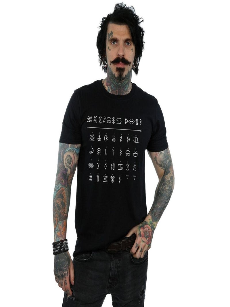 Disney - T-shirt GNOMMISH ALPHABET Noir - Kiabi